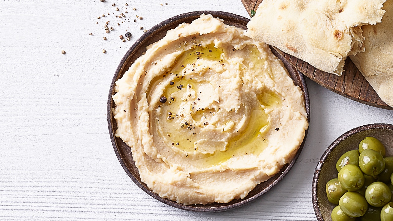 Hummus aus Soissons Bohnen –  