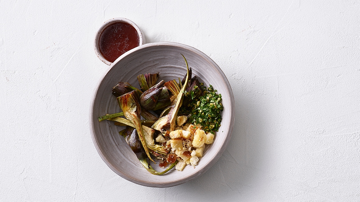 Lauwarmer Artischockensalat –  