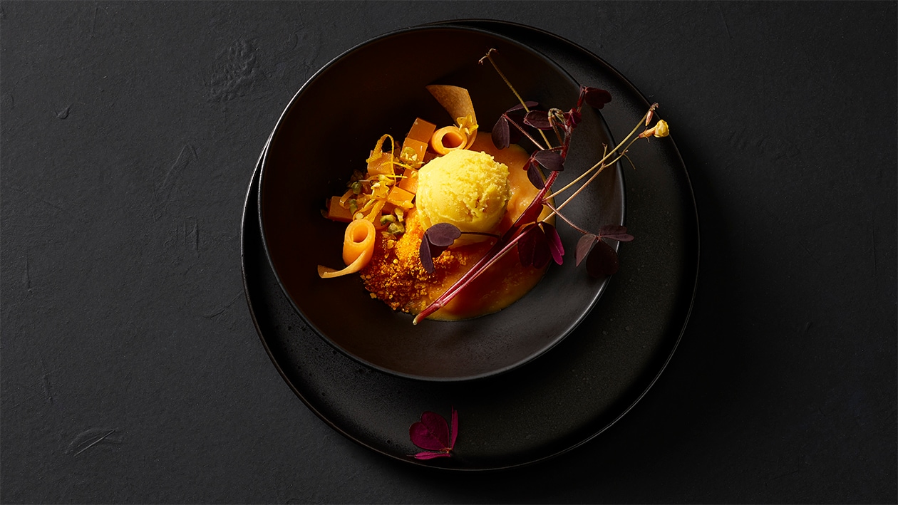 Dessert à la courge et orange –  