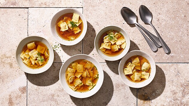 Ravioli in Brodo di manzo –  
