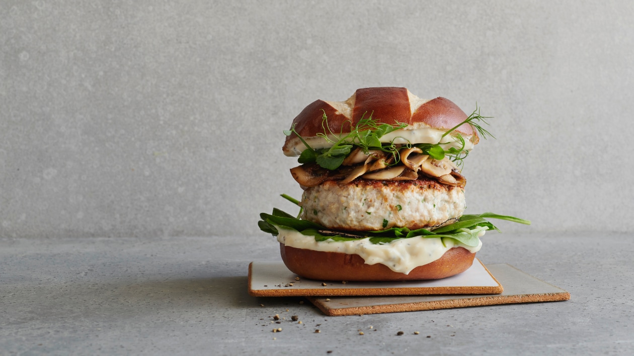 Schick-Chick-Chicken Burger –  