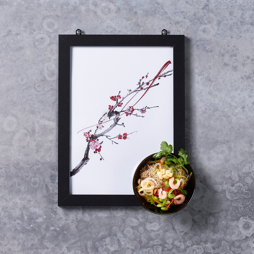 Thailändischer Glasnudelsalat mit Crevetten