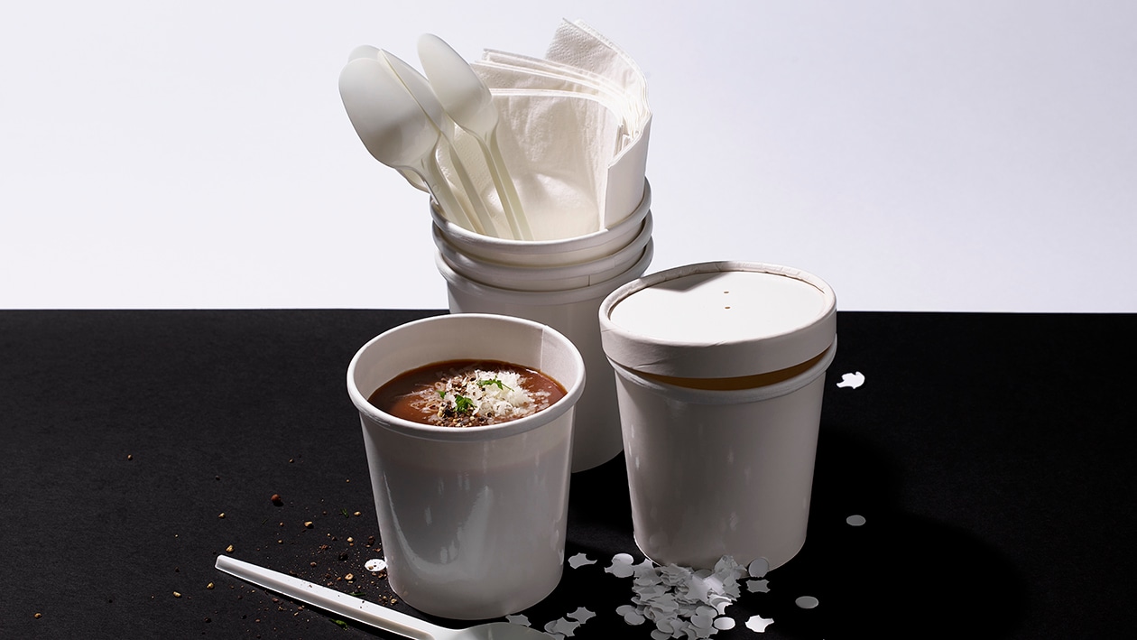 Basler Mehlsuppe mit Reibkäse