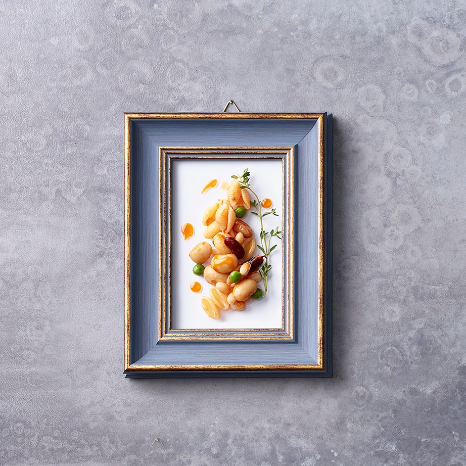 Gnocchetti Sardi mit Bohnen all Arrabbiata