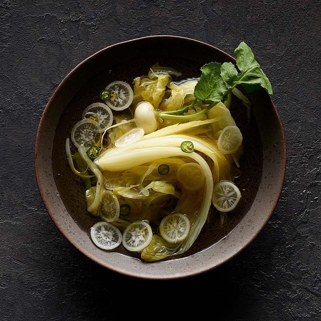 Soupe de kimchi blanc