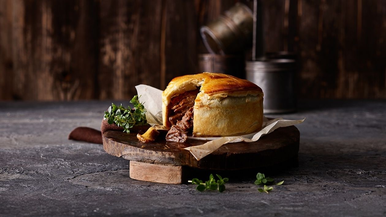 Tourte de bœuf aux champignons Vaudoise –  