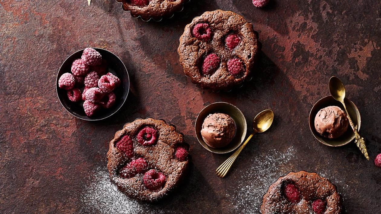 Schokoladen-Himbeer-Tarte –  