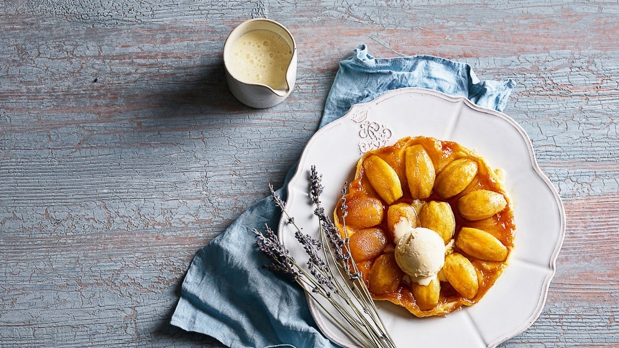 Tarte-Tatin mit gesalzenem Honig –  