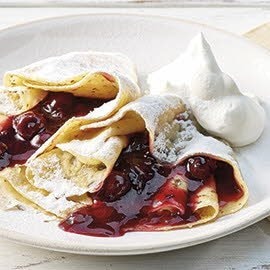 Crêpes aux griottes