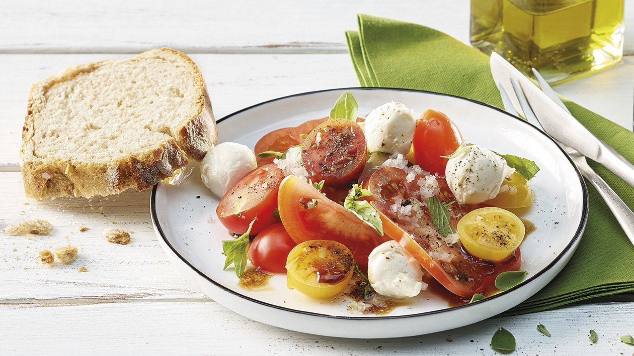 Salade de tomates et Mozzarella