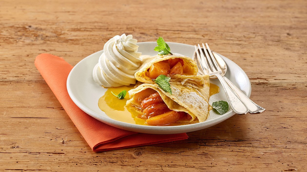 Crêpes aux abricots