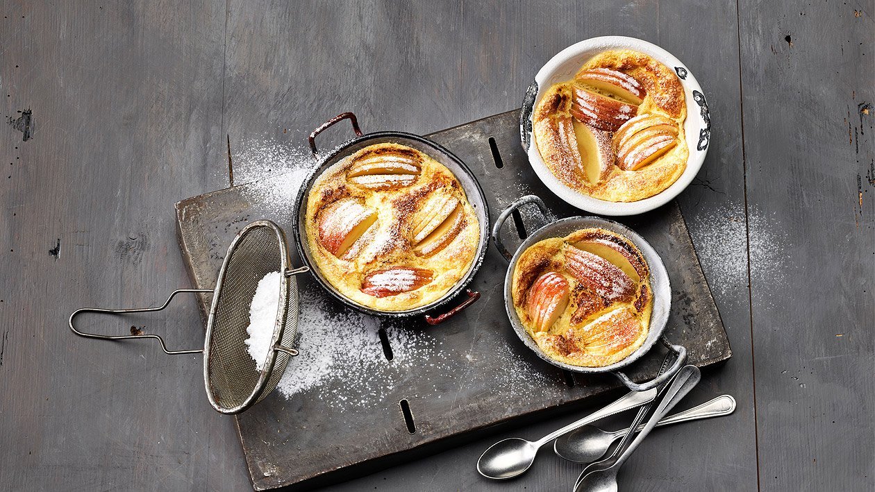 Soufflé de semoule aux pommes