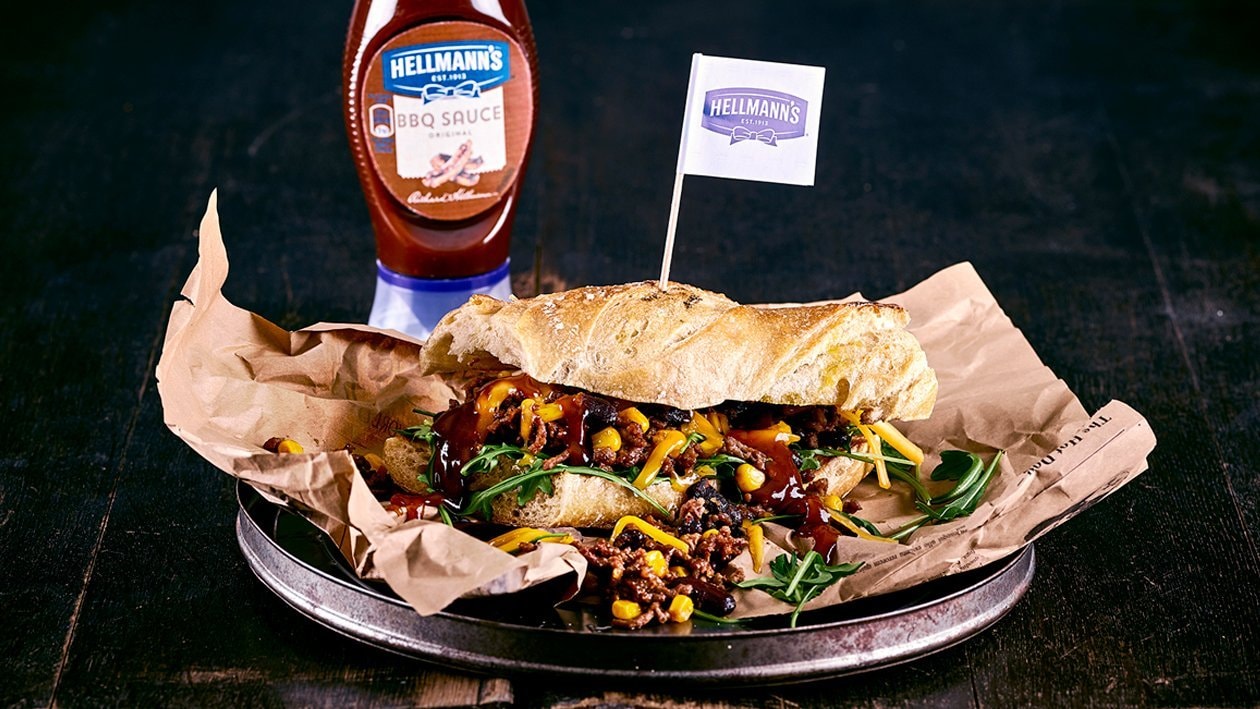 Sandwich chili et fromage Sandwich chili et fromage