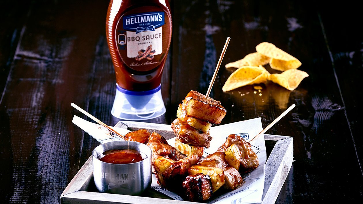 Sticks de porc et ananas –  
