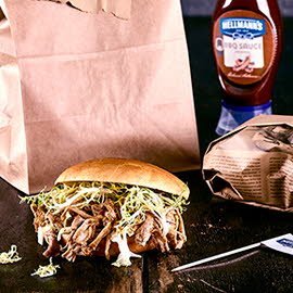 Pulled Chicken Burger