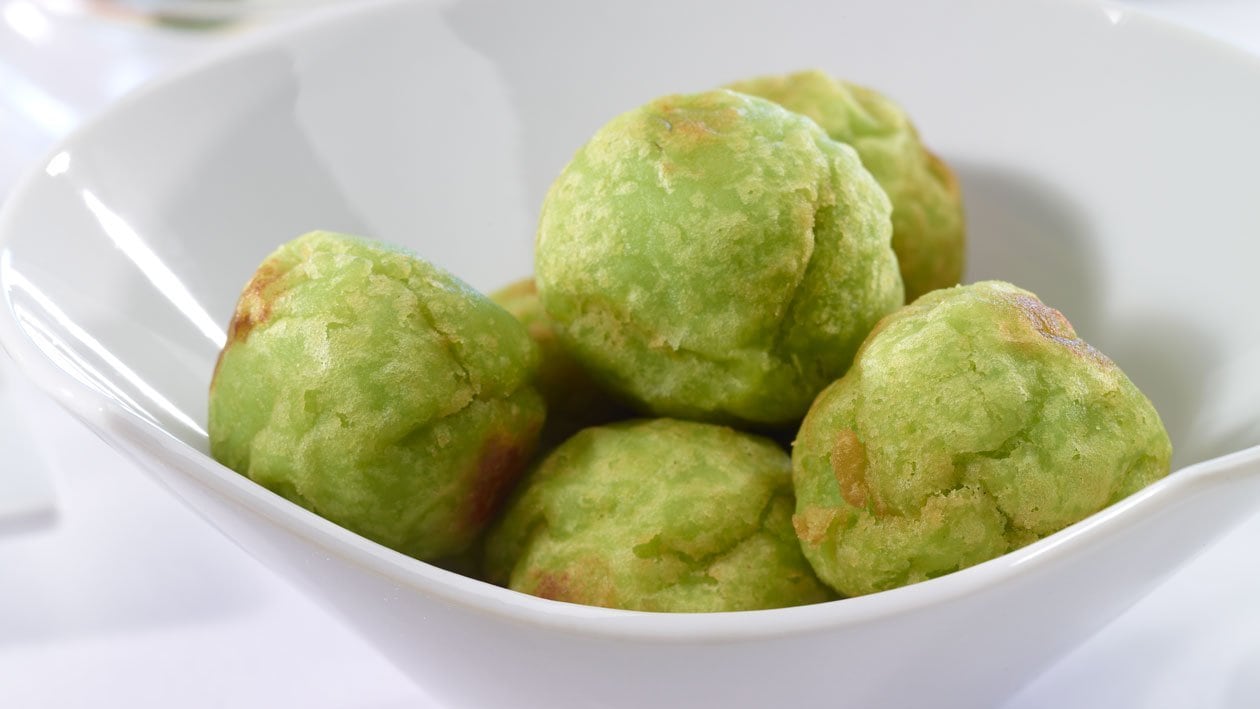 Gebackene Wakame-Kartoffelbällchen Gebackene Wakame-Kartoffelbällchen