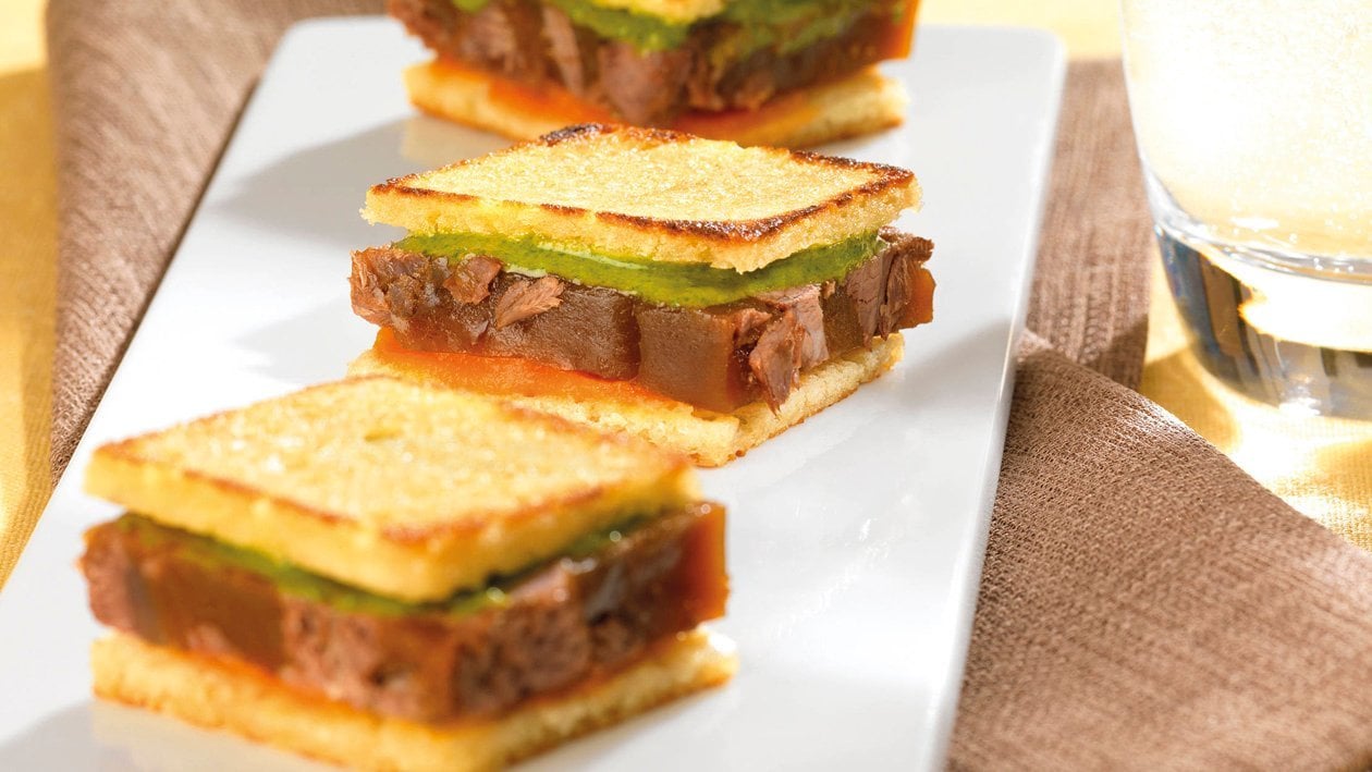 Rindsbraten für Sandwiches (Eat by walking) –  