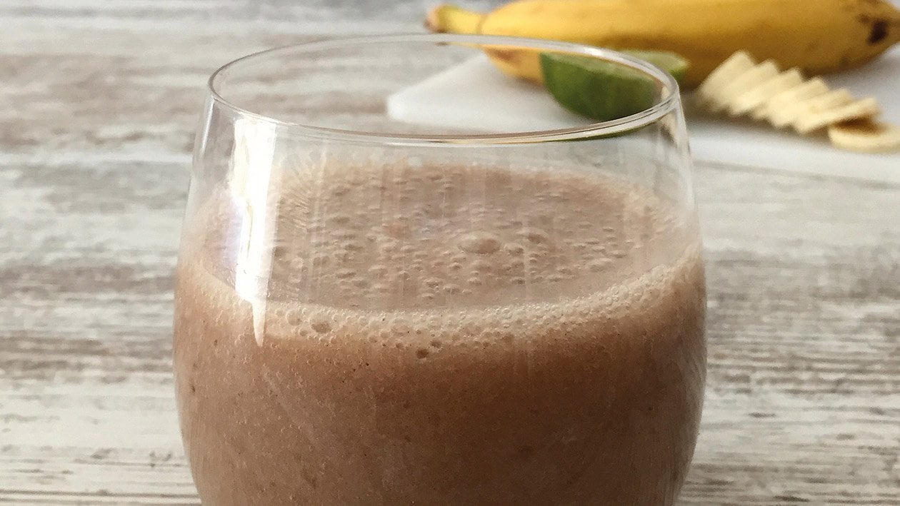 Smoothie banane-ananas