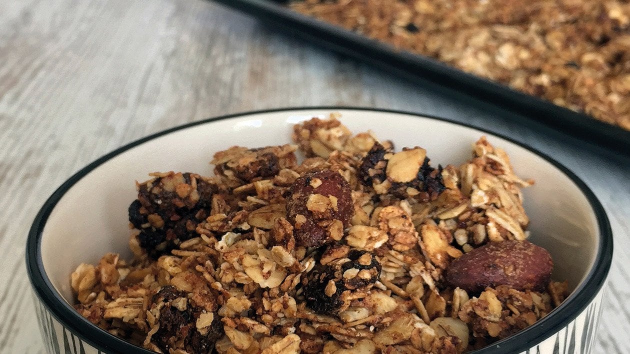 Granola aux myrtilles Granola aux myrtilles