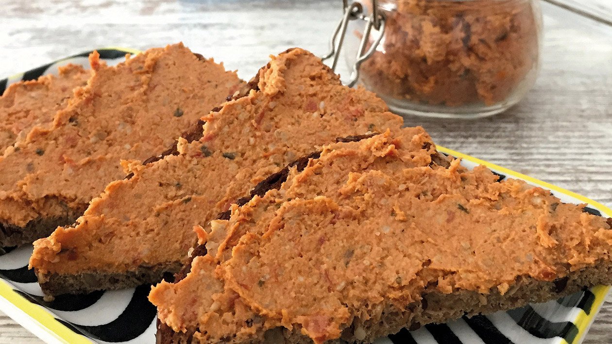 Veganer Sonnenblumenkern-Aufstrich –  