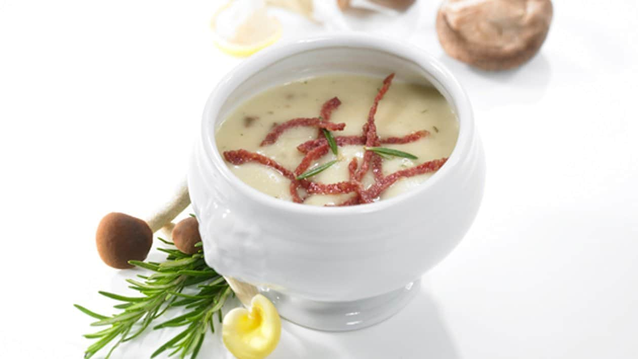 Soupe aux champignons des bois à la grisonnaise