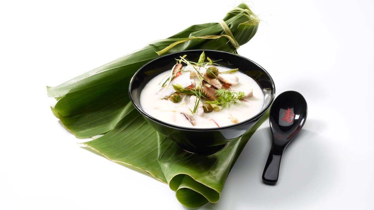 Hühnercremesuppe mit Zitronengras Hühnercremesuppe mit Zitronengras
