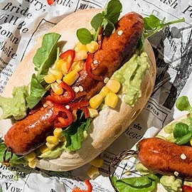 Hot dog au guacamole, simple et rapide à emporter