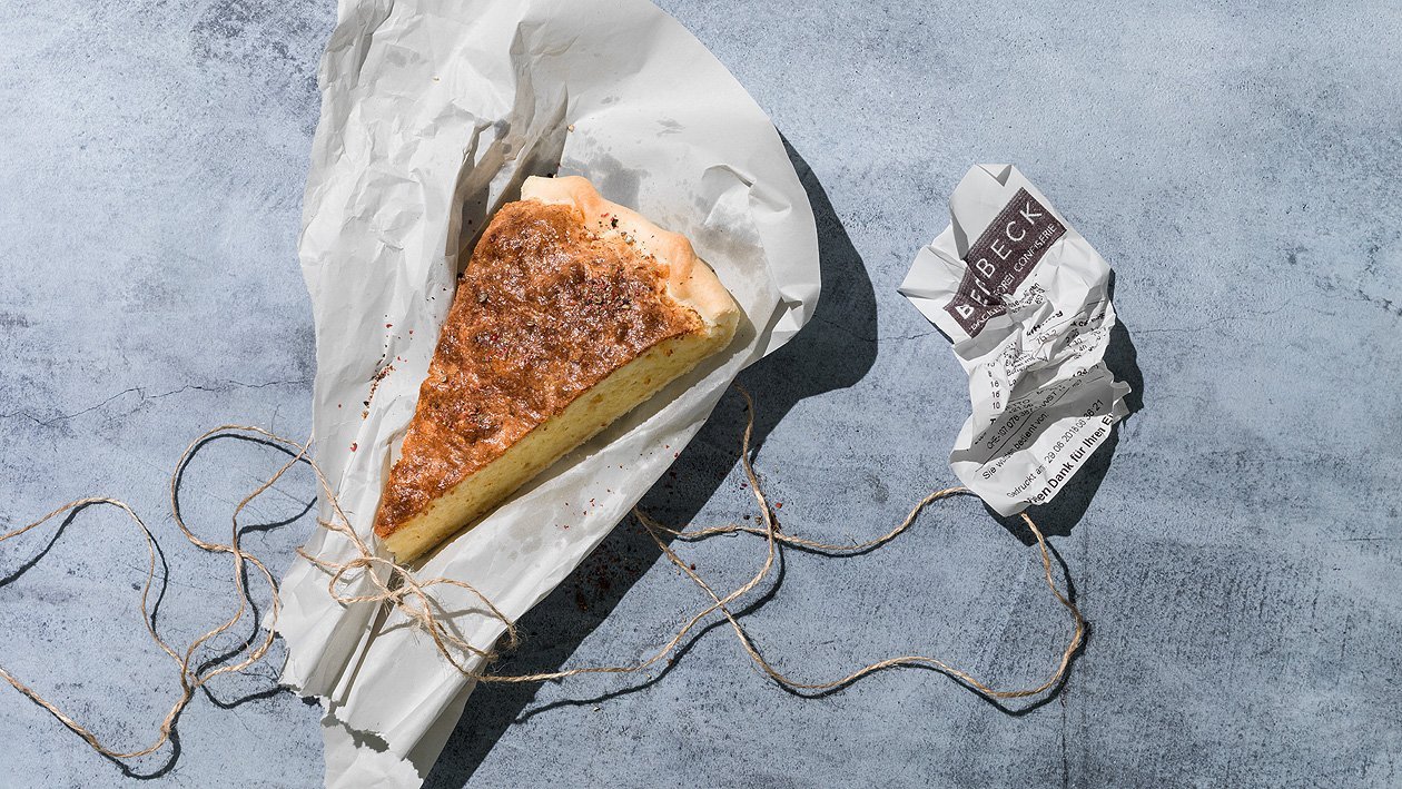 Gâteau au fromage, simple et rapide à emporter