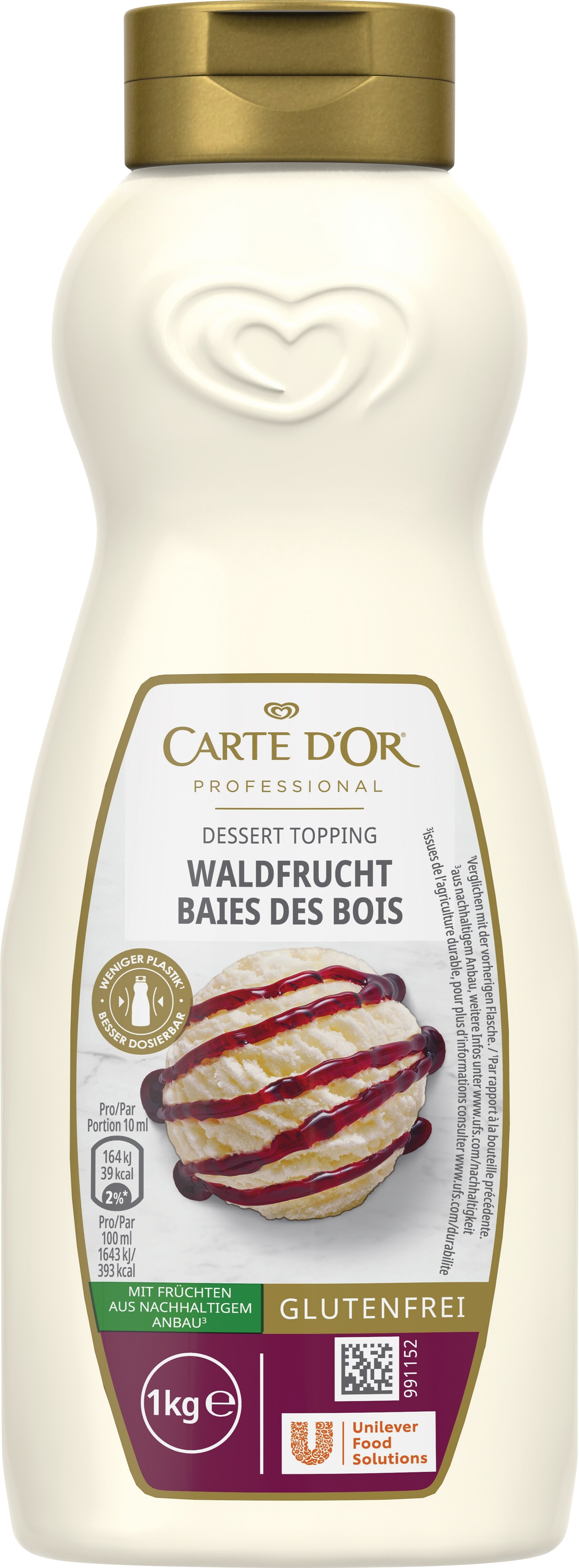 Carte D'or Professional Dessert Topping Baies des Bois 1x1kg - 