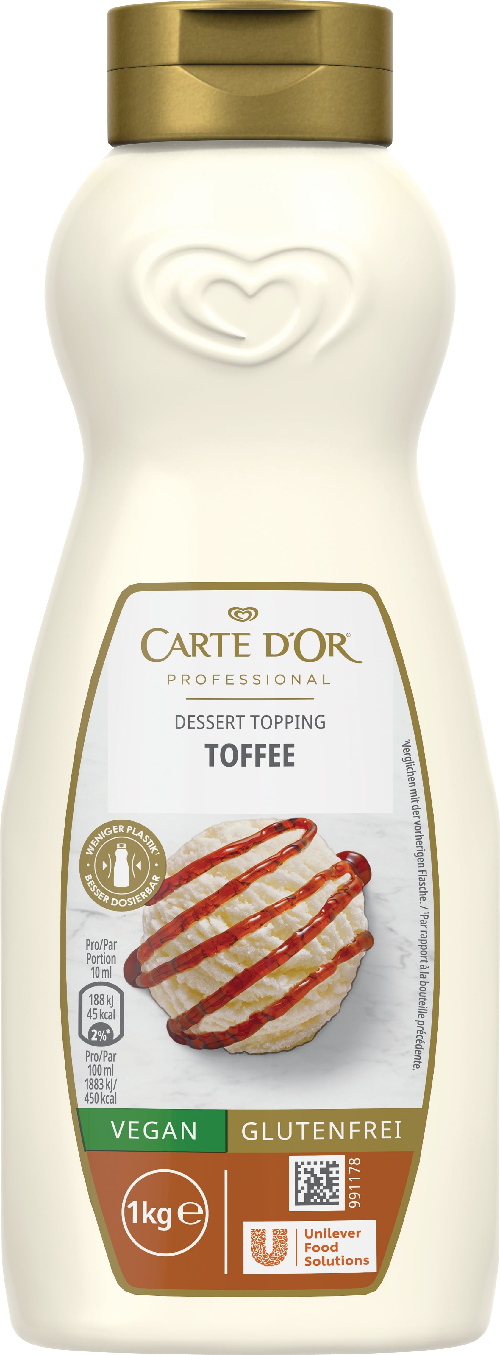 Carte D'or Professional Dessert Topping Toffee 1x1 kg - 