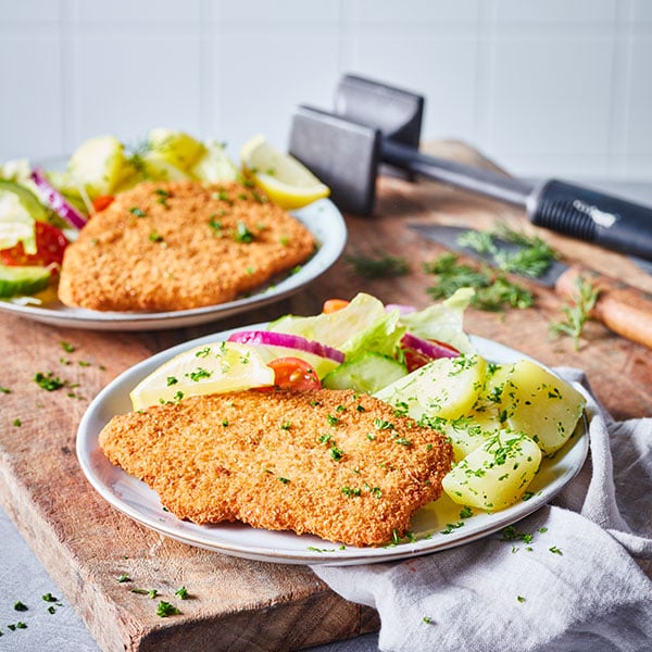 The Vegetarian Butcher - Vegan NoSchnitzel - Schnitzel pané végétalienne à base de protéines végétales 1,8 kg - 