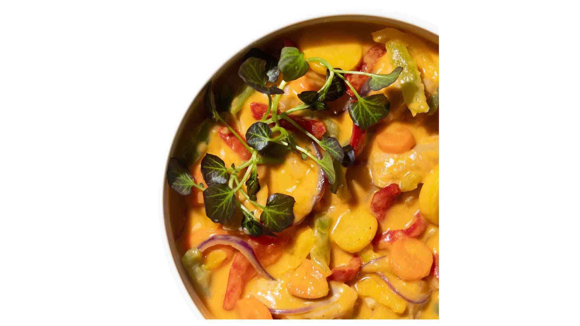 Knorr Professional High Convenience Rotes Thai Curry Vegan 1.8 kg - Einfach, vielseitig, flexibel: zum pur servieren, individuell zusammenstellen oder kreativ verfeinern. Perfekt für den Ausser-Haus-Markt.
