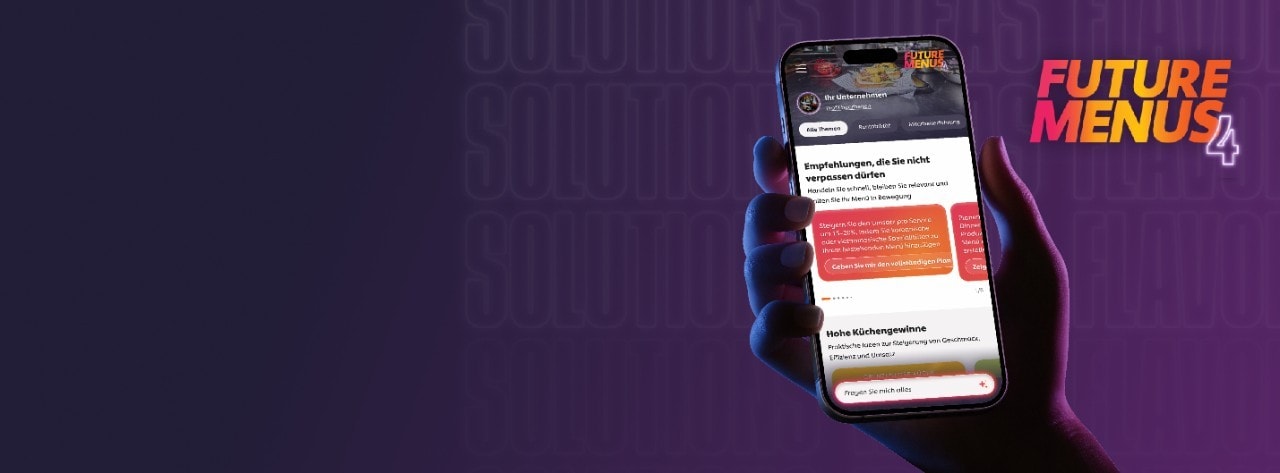 Jetzt Future Menus 4 erleben