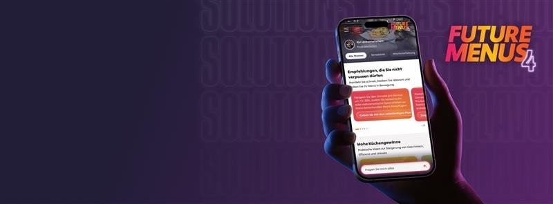 Jetzt Future Menus 4 erleben