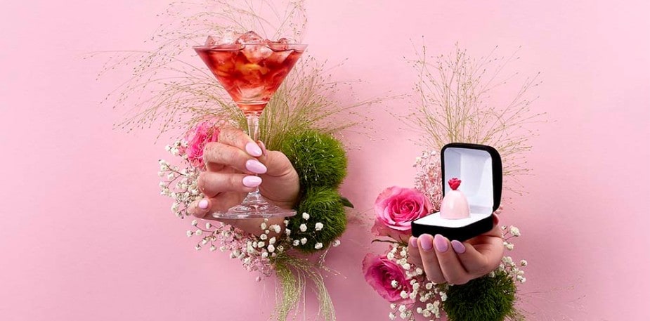La vie en rose: Menü für den Valentinstag