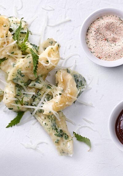 Brennnessel-Spinat-Pizokel Brennnessel-Spinat-Pizokel