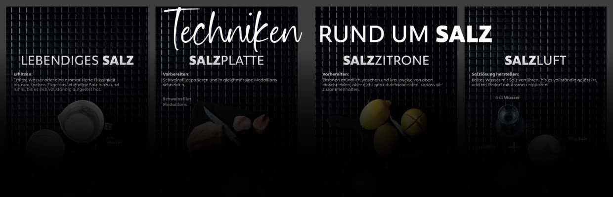 Techniken rund um Salz