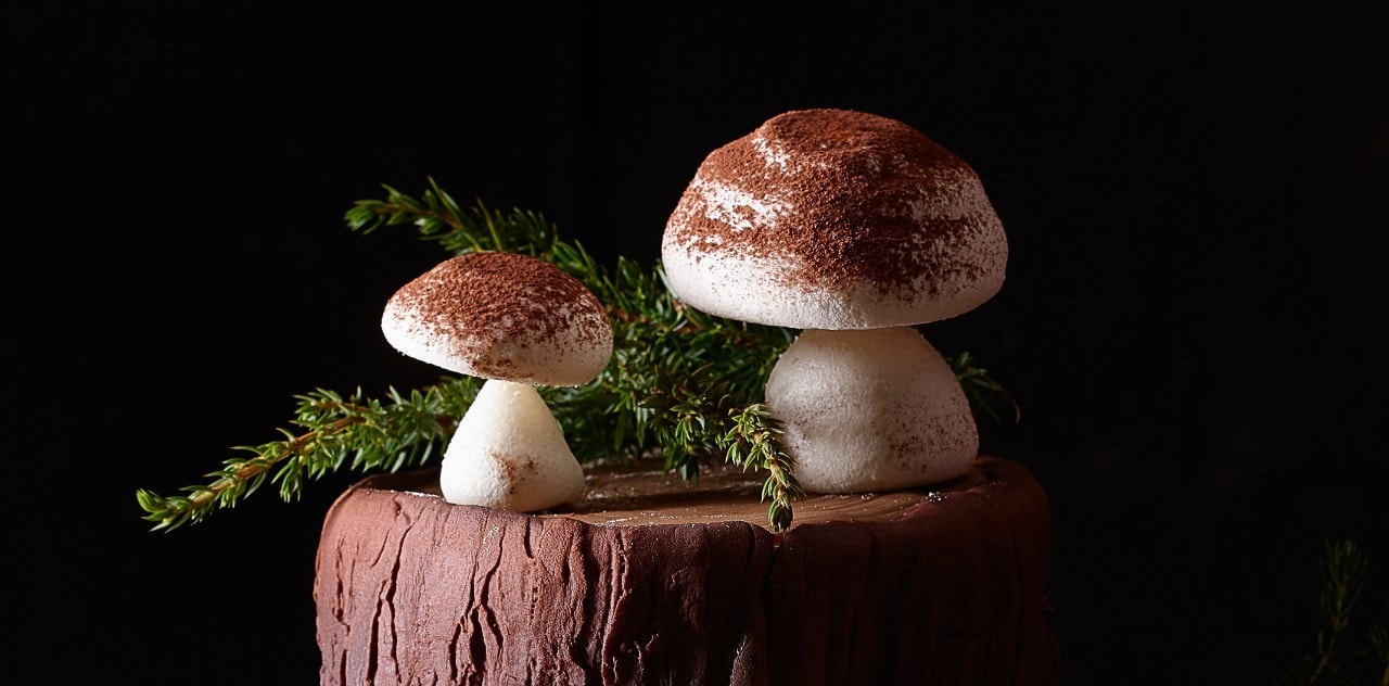 Pilz-Meringues