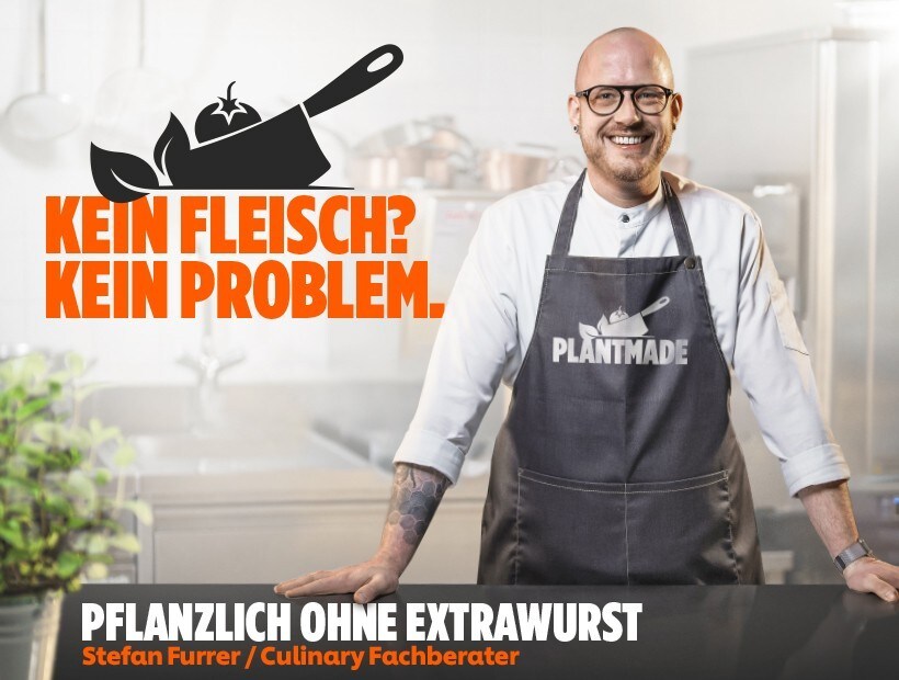 Koch mit Schürze Koch mit Schürze