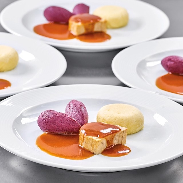 Schweinebraten püriert - einfach zubereitet & liebevoll angerichtet