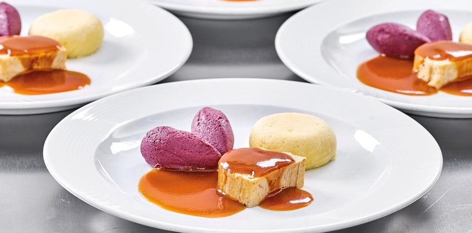 Schweinebraten püriert - einfach zubereitet & liebevoll angerichtet