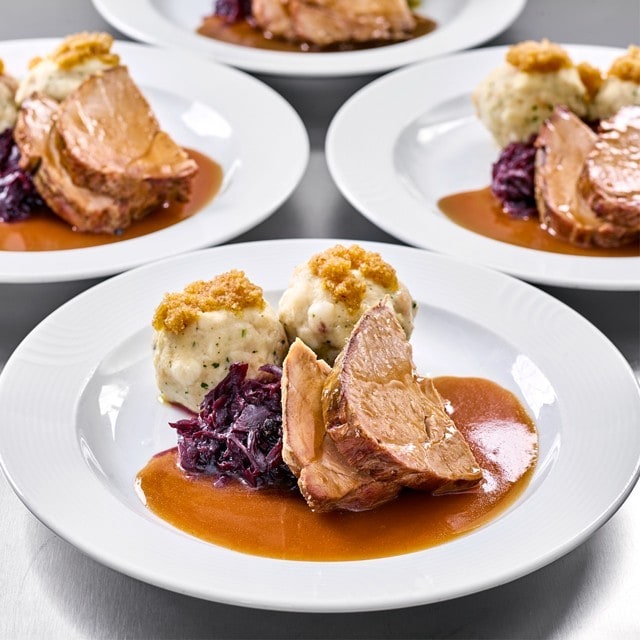 Saftiger Schweinebraten