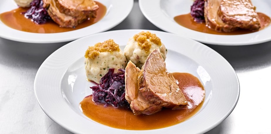 Saftiger Schweinebraten