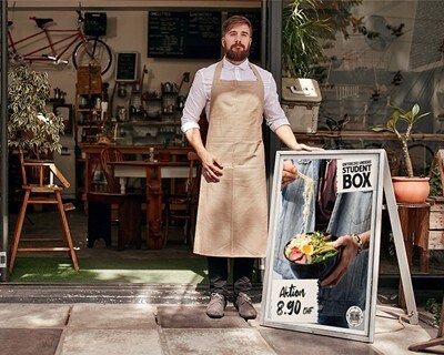 Klassische Werbung - Aufsteller Klassische Werbung - Aufsteller