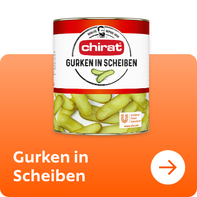 Chirat Gurken in Scheiben
