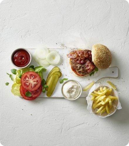 Rezept: Rindfleischburger mit Mayonnaise à la française