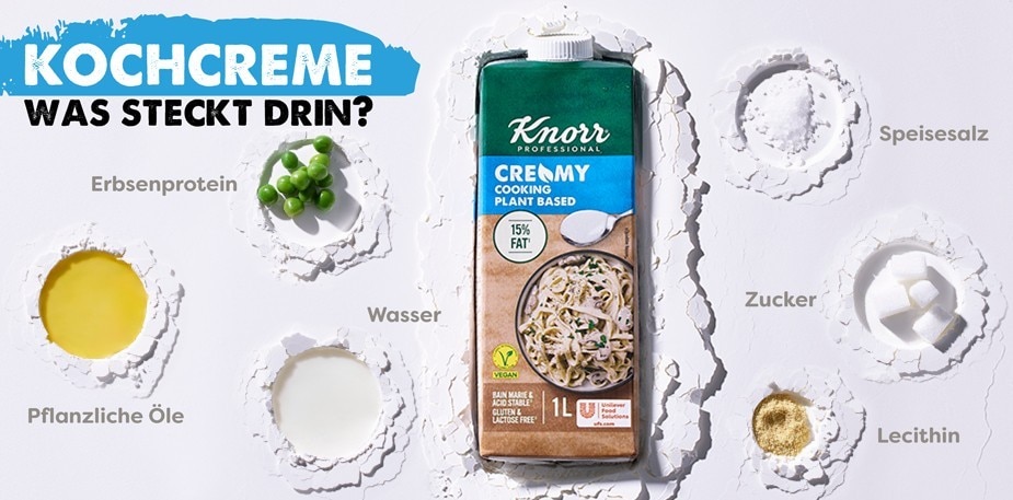 Knorr Professional Kochcreme Zutaten