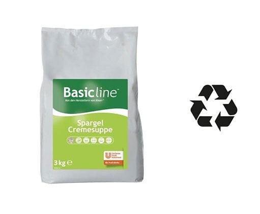 Alu-Verbundbeutel mit Umkarton