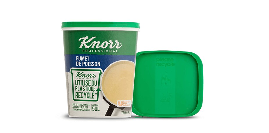 Nos emballages pour bouillons en polymère circulaire