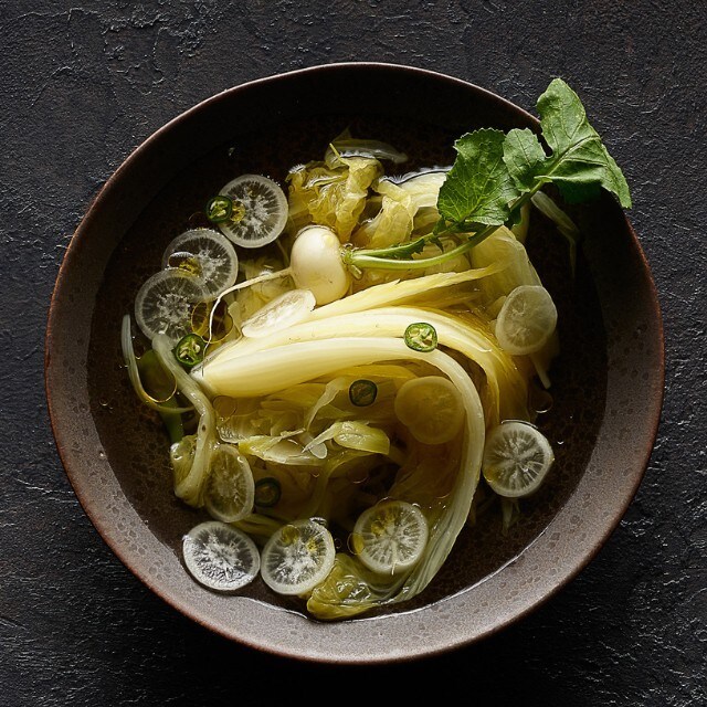 Soupe de kimchi blanc